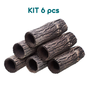 Pleco Cave 6x Set - Natural (Small)