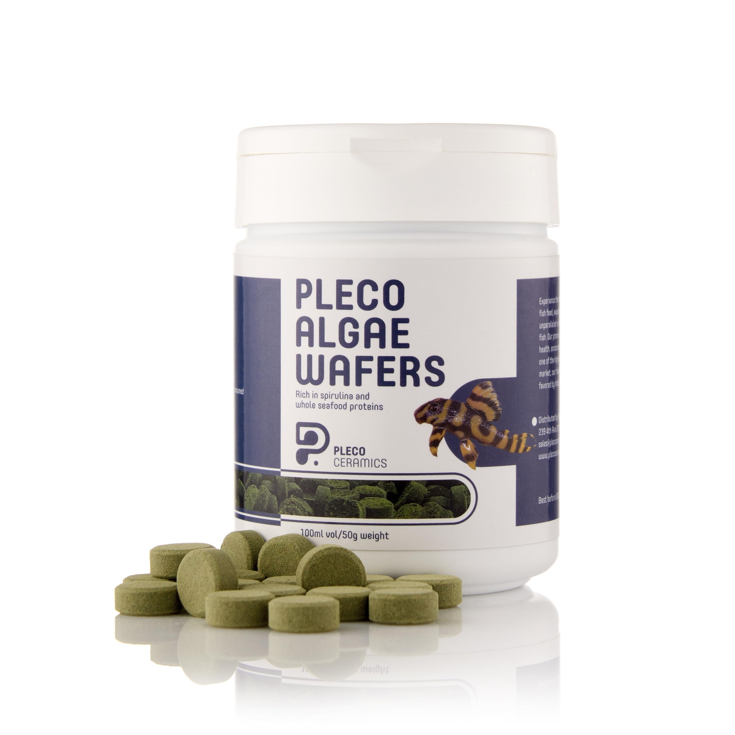 Algae Wafers for Bottom Feeders - With Spirulina (50 gr)