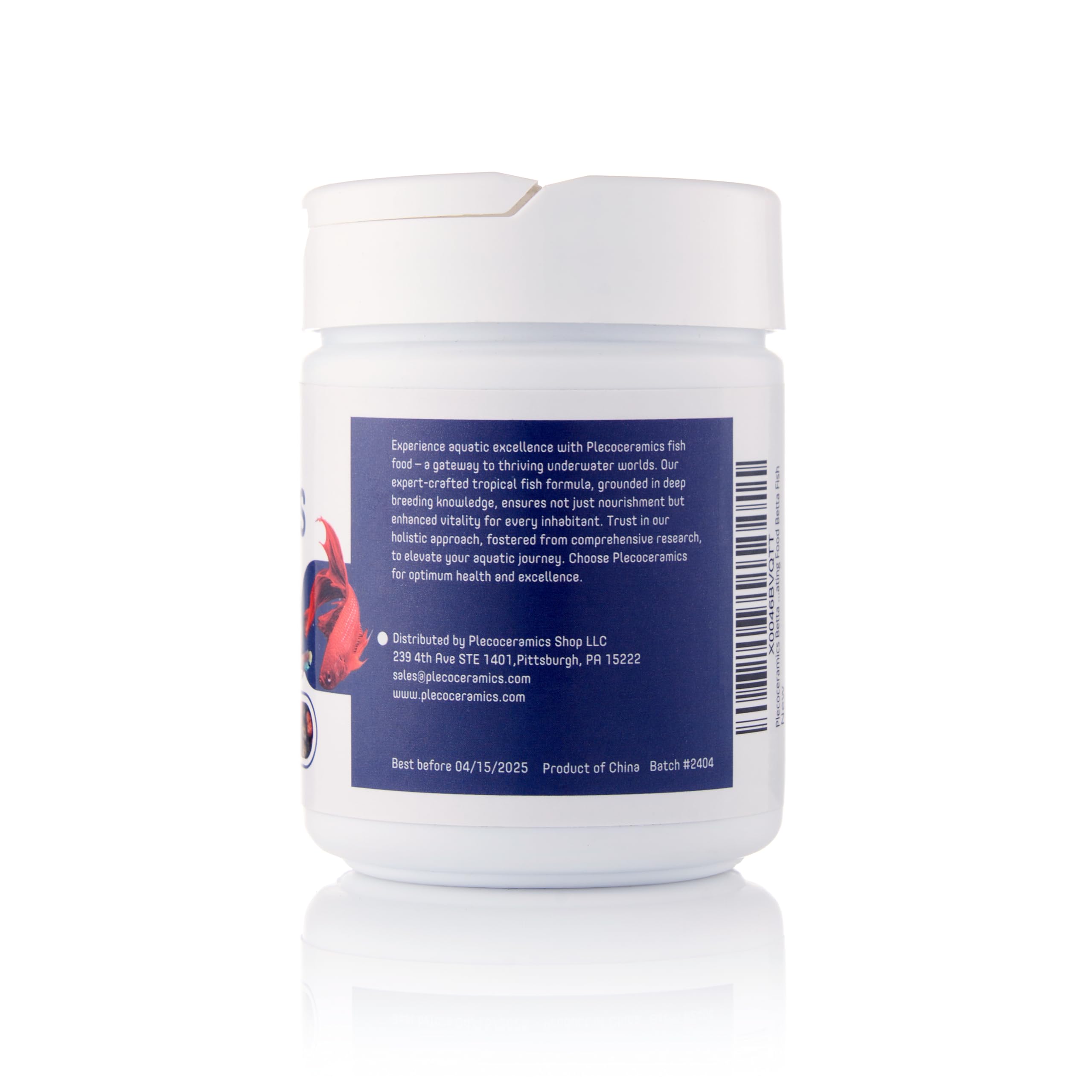 Betta Fish Pellets - Complete Nutrition Plus Color Boost (40 gr)