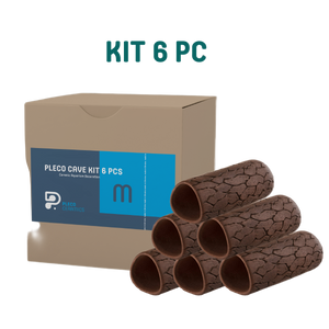 Pleco Cave 6x Set - Original (Medium)