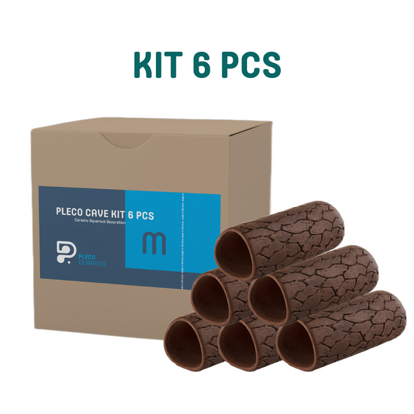 Pleco Cave 6x Set - Original (Medium)